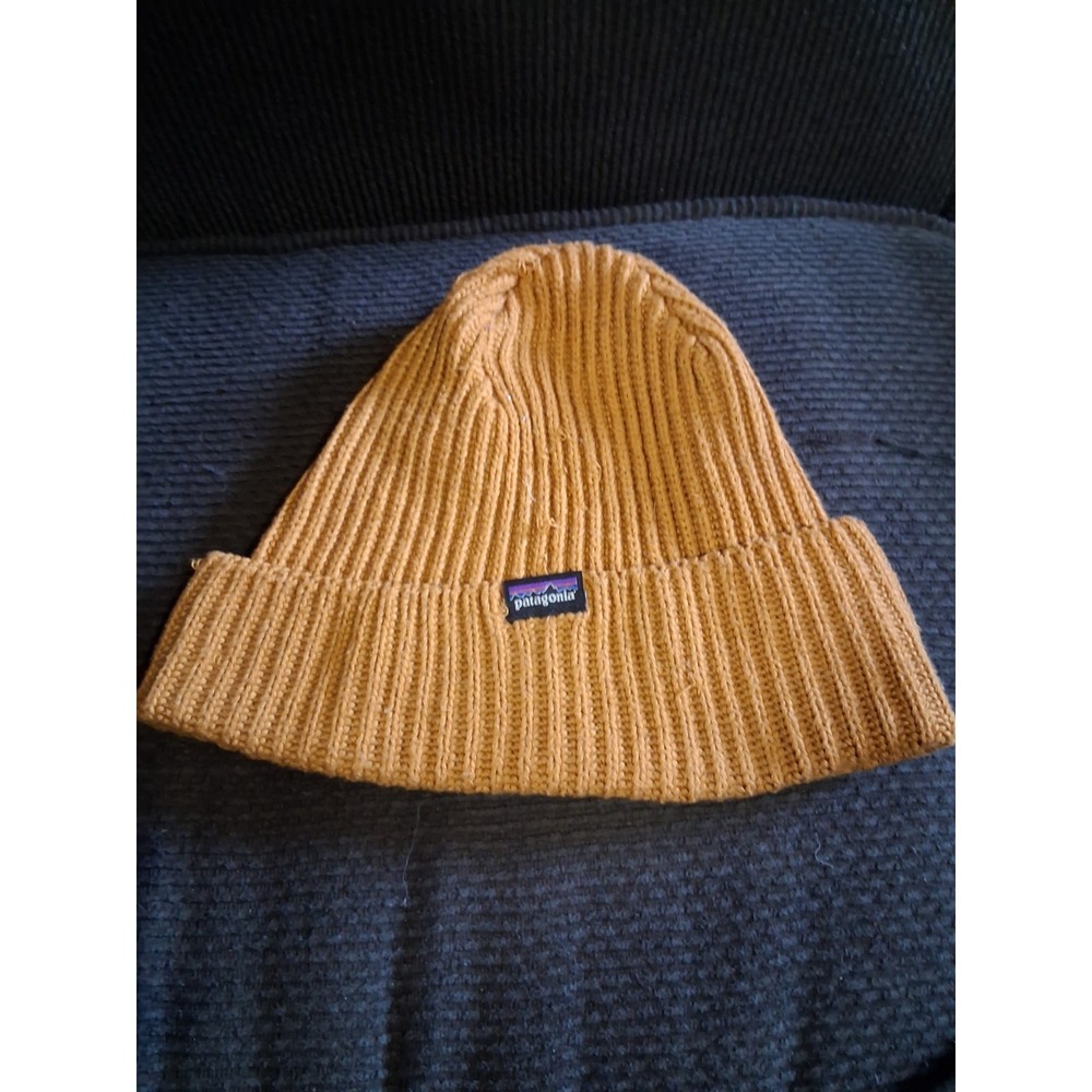 Patagonia Fisherman's Rolled Beanie Cabin Gold Unisex Style 29105FA20